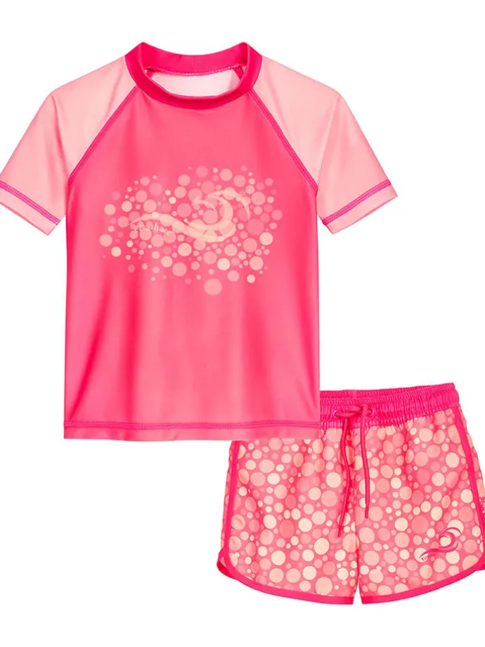 2-delige zwemoutfit roze