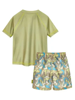 2-delige zwemoutfit "Wave" groen