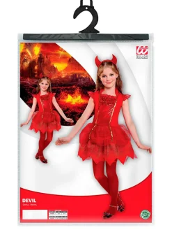 2-delig kostuum "DUIVELTJE" rood