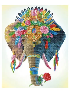 Diamond Painting "Bohemian Olifant" - vanaf 4 jaar
