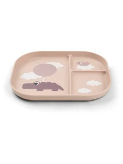 Dinerbord "Happy clouds" lichtroze - (B)22 x (H)18 cm