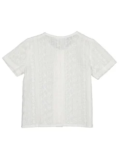 Dirndlblouse wit