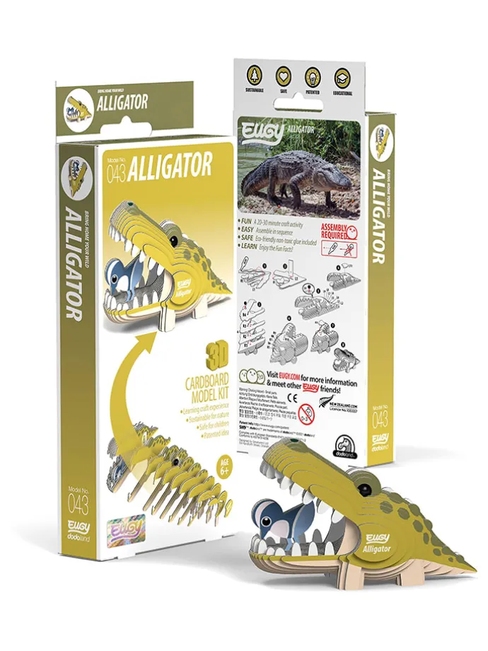 3D-knutselset "Alligator" - vanaf 6 jaar