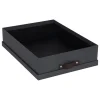 Documentenbox "Oskar" zwart - (L)35 x (B)26 x (H)8,5 cm