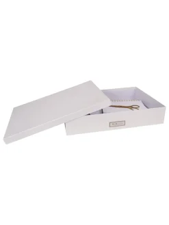 Dokumentenbox "Sverker" wit - (L)43,5 x (B)31 x (H)8,5 cm