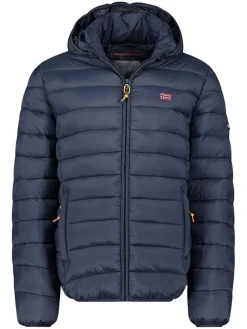 Doorgestikte jas "Amigolor" donkerblauw