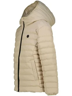 Doorgestikte jas "Telmo" beige