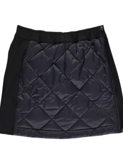 Doorgestikte rok donkerblauw