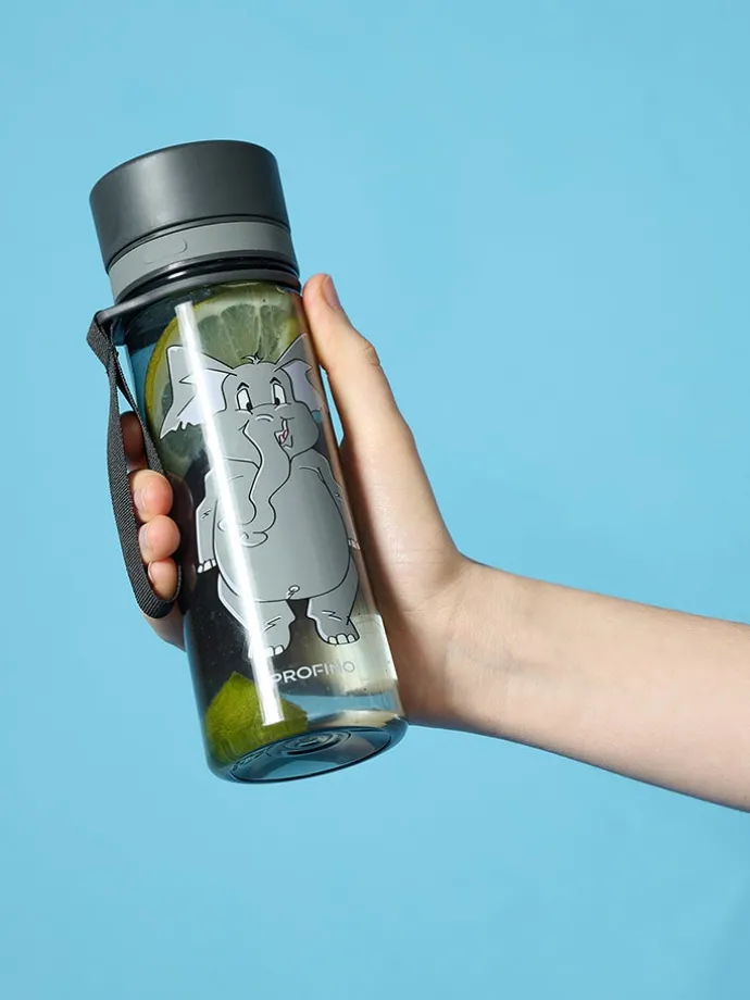 Drinkfles "Infuze" grijs - 350 ml