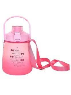 Drinkfles paars/turquoise/roze - 1,2 l (verrassingproduct)