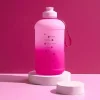 Drinkfles turquoise/roze/groen - 2,2 l (verrassingsproduct)