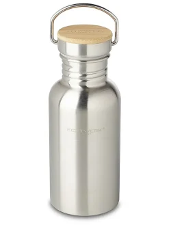 Drinkfles zilverkleurig - 500 ml