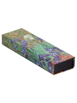 Etui ''Van Goghs irissen'' meerkleurig - (B)22 x (H)3 x (D)6,8 cm