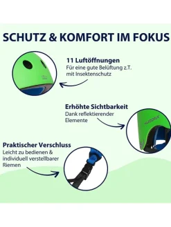Fietshelm groen