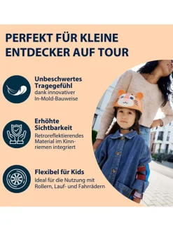 Fietshelm oranje