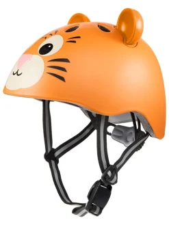 Fietshelm oranje