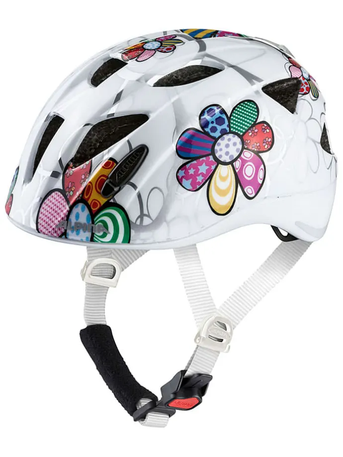 Fietshelm "Ximo Flash" wit/meerkleurig