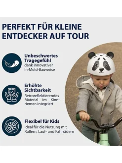Fietshelm zwart/wit