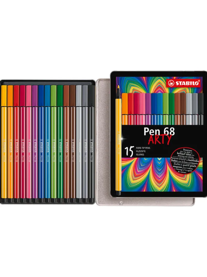 Fijnschrijver "Pen 68 Arty" - 15 stuks