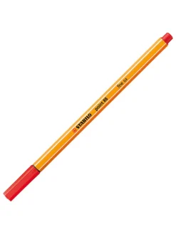 Fineliners ''STABILO point 88'' rood - 10 stuks