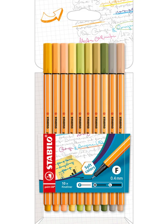 Fineliners "STABILO point 88" - 10 stuks