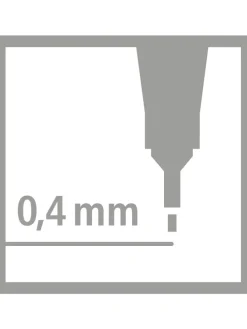 Fineliner "STABILO point 88 Zebrui" - 20 stuks