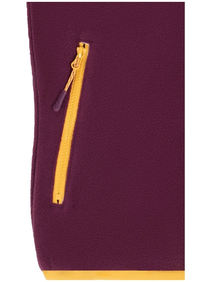 Fleece bodywarmer "Dawn" pruimkleurig