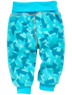 Fleece broek lichtblauw