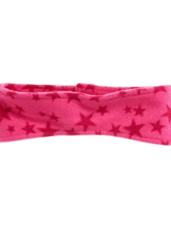 Fleece hoofdband roze