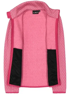 Fleece vest lichtroze