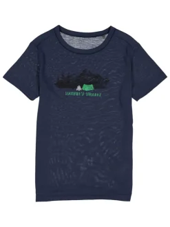 Functioneel shirt donkerblauw