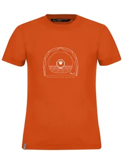 Functioneel shirt "Graphic Dry" oranje