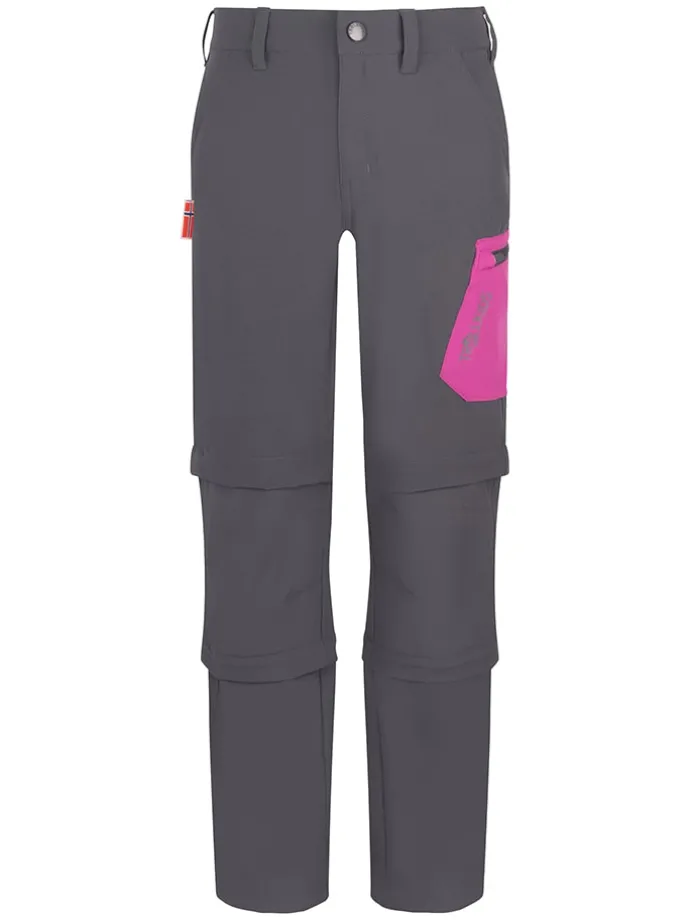 Functionele afritsbroek "Preikestolen Double Zip-Off" grijs