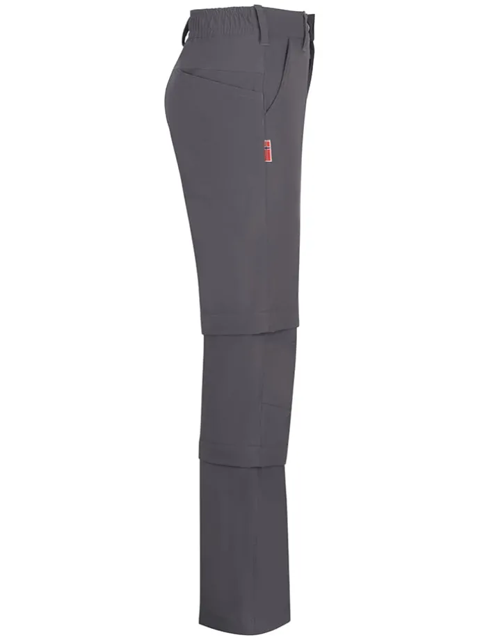 Functionele afritsbroek "Preikestolen Double Zip-Off" grijs