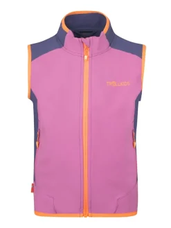 Functionele bodywarmer "Balestrand" lichtroze/paars/oranje