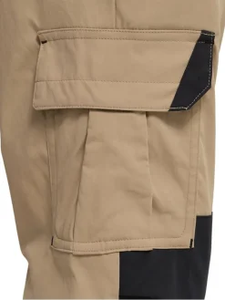 Functionele broek beige/zwart