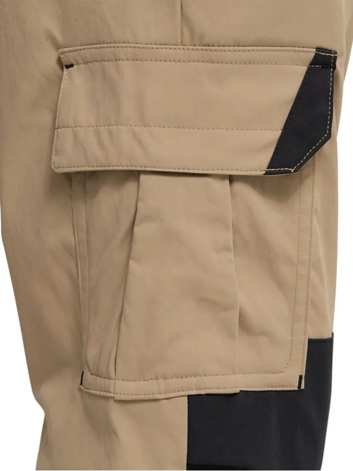 Functionele broek beige/zwart
