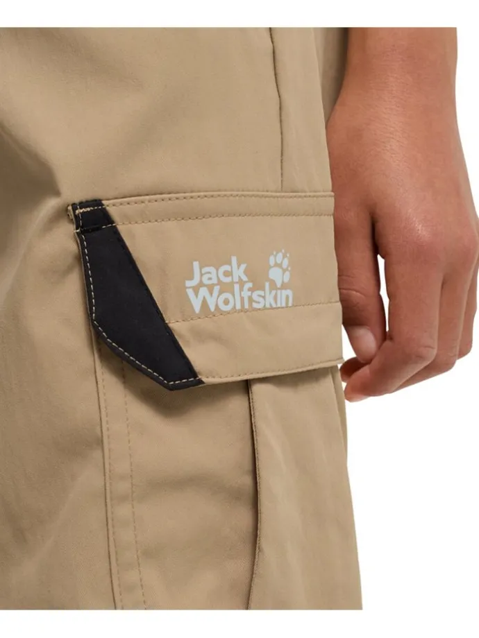 Functionele broek beige/zwart