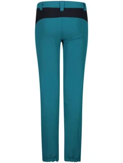Functionele broek turquoise/zwart