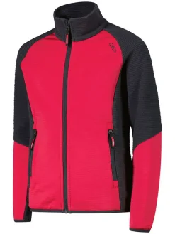 Functionele jas rood/zwart