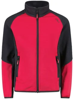 Functionele jas rood/zwart
