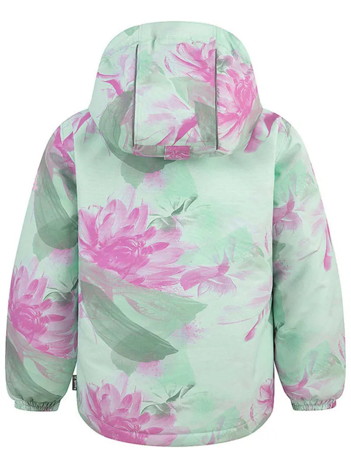 Functionele winterjas "Cybele" turquoise/paars