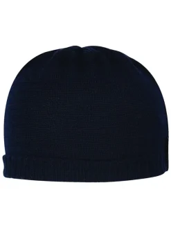 Gebreide muts donkerblauw