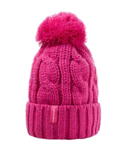 Gebreide muts roze