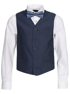 Gilet - regular fit - donkerblauw