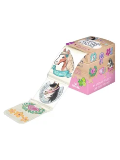 Glitterpaarden-tattoos - 24 stuks - vanaf 3 jaar