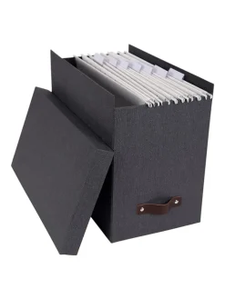 Hangmappenbox "Johan" zwart - A4
