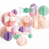 Honingraatpapier "Pastel" - 4 stuks - vanaf 6 jaar