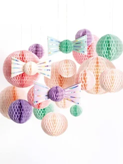 Honingraatpapier "Pastel" - 4 stuks - vanaf 6 jaar