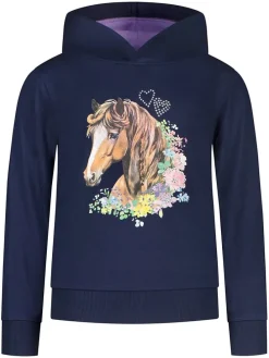 Hoodie donkerblauw